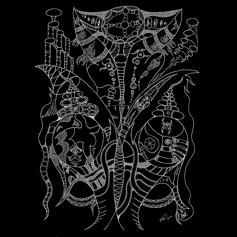 Destizan Black drawing.